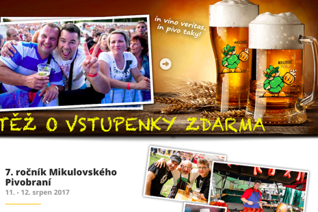 Vyhrejte vstupenky na Mikulovské Pivobraní